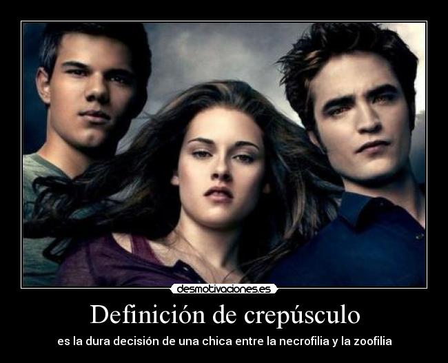 Definición de crepúsculo - 