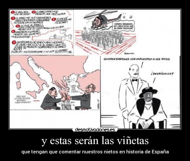 y estas serán las viñetas -