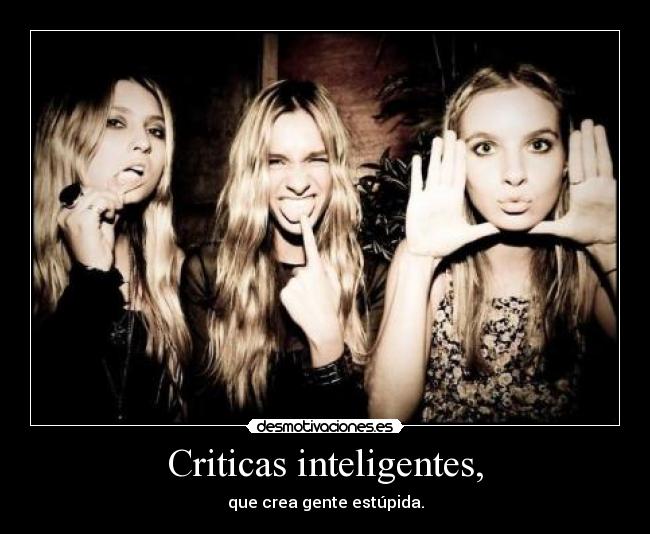 Criticas inteligentes, - 