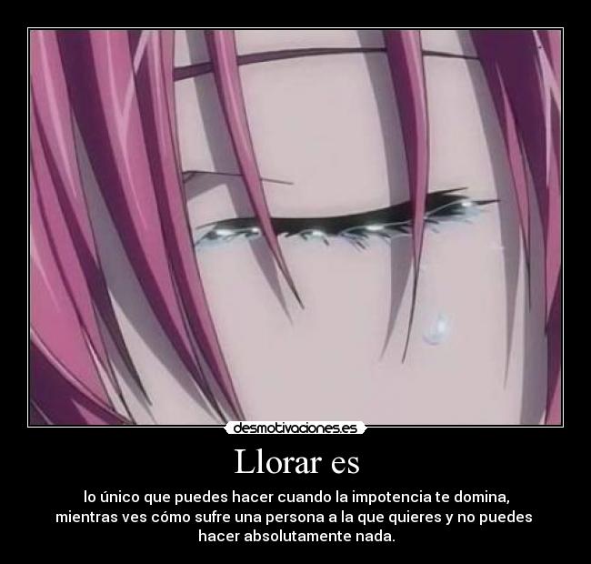 Llorar es - 