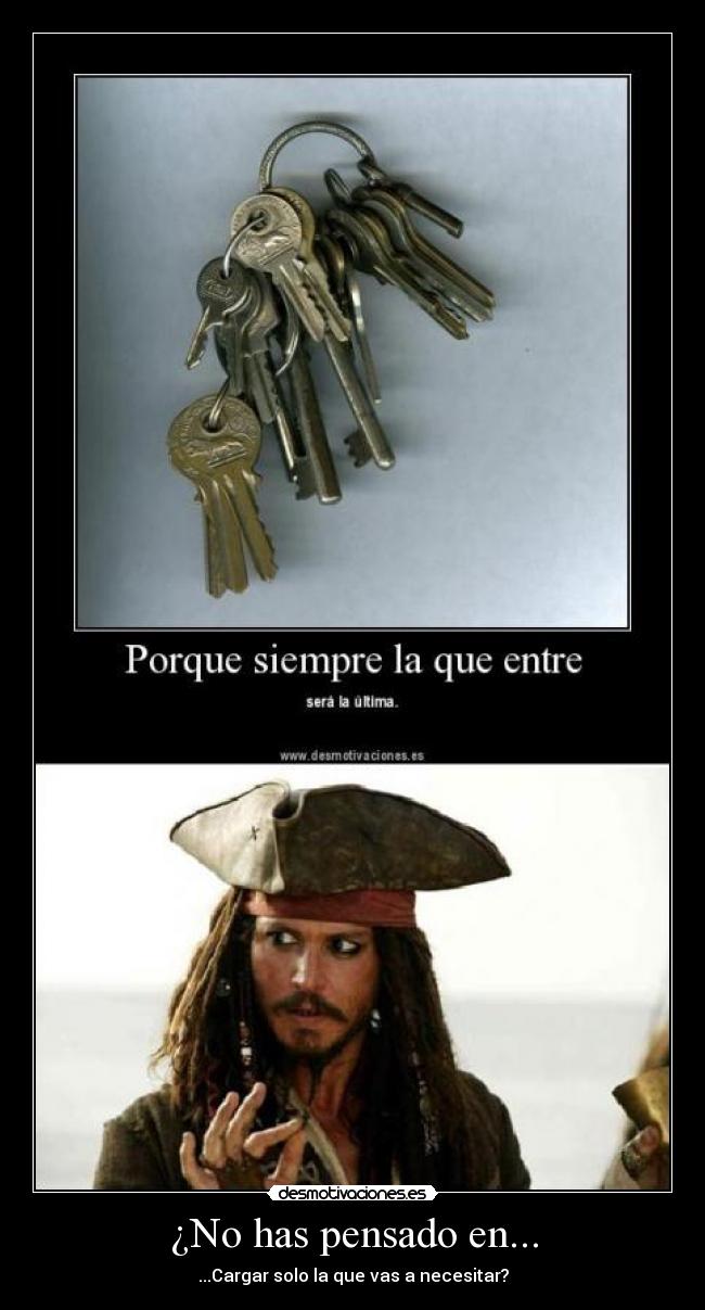 ¿No has pensado en... - 