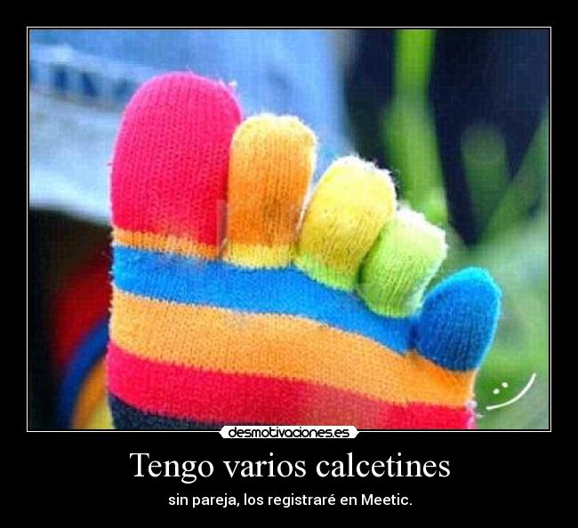 Tengo varios calcetines -