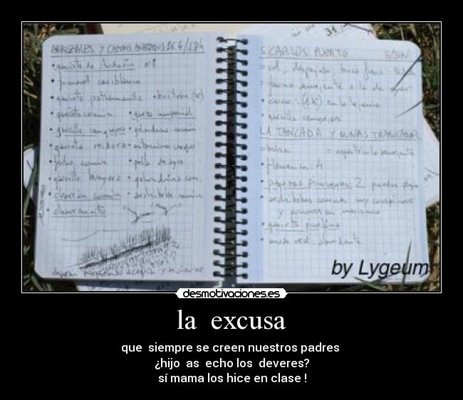 carteles excusa desmotivaciones