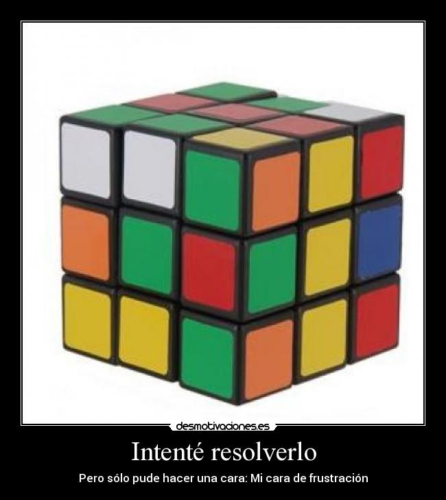 Intenté resolverlo -