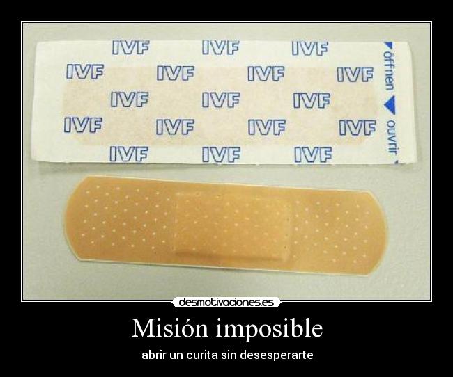 Misión imposible - abrir un curita sin desesperarte