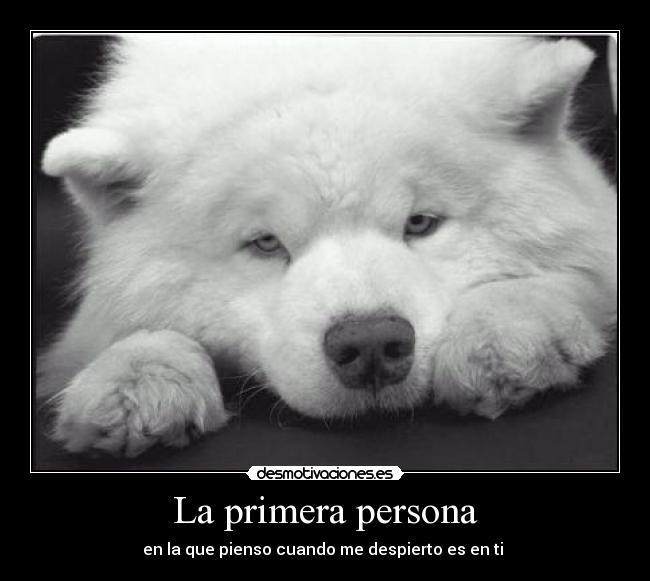 La primera persona -