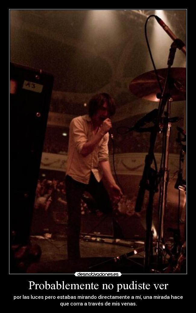 Probablemente no pudiste ver - 