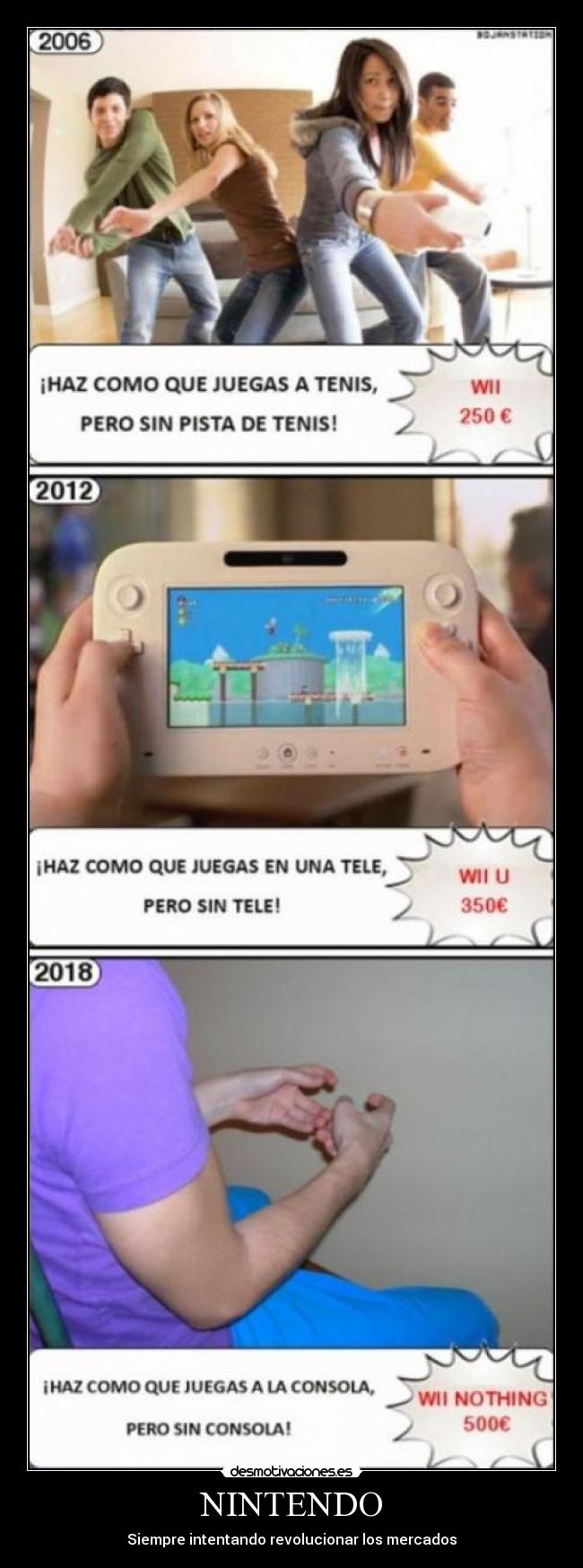 NINTENDO - Siempre intentando revolucionar los mercados