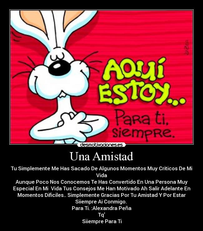 Una Amistad - 