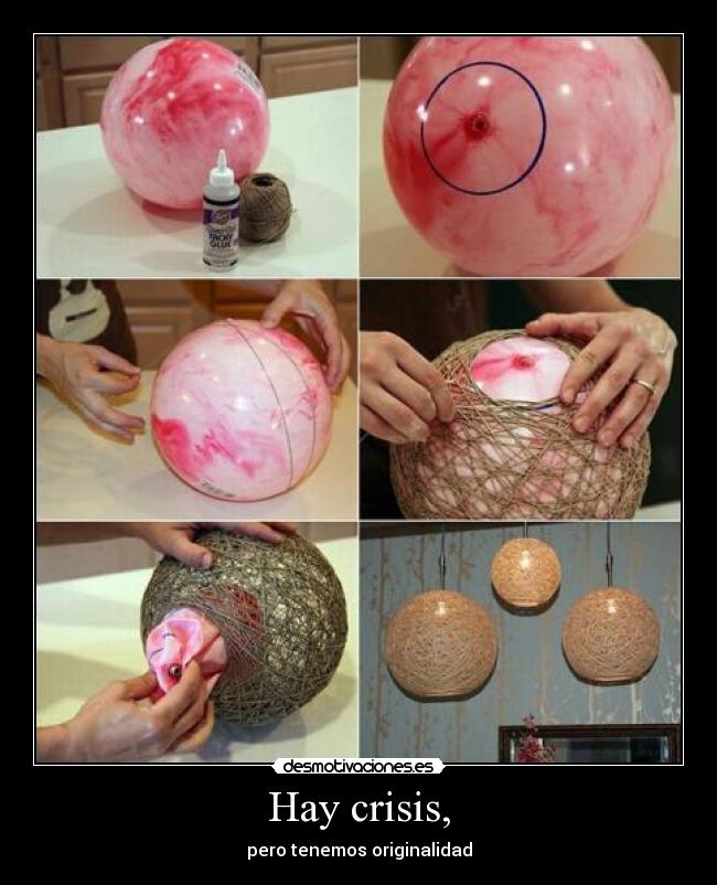 Hay crisis, - pero tenemos originalidad