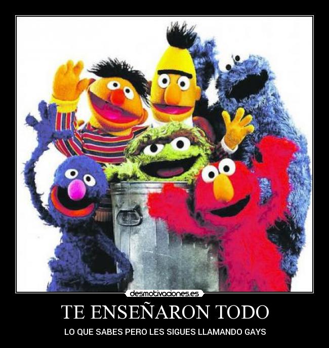 TE ENSEÑARON TODO - LO QUE SABES PERO LES SIGUES LLAMANDO GAYS