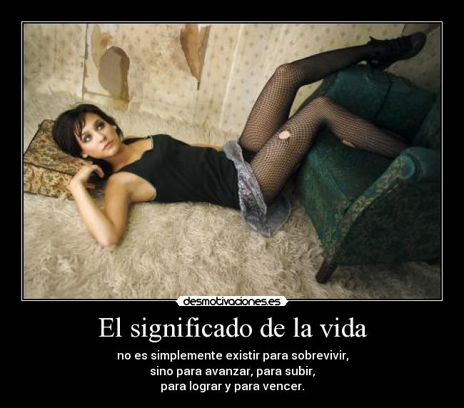 El significado de la vida -