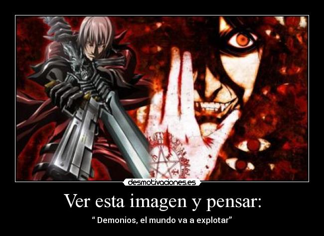 Ver esta imagen y pensar: -