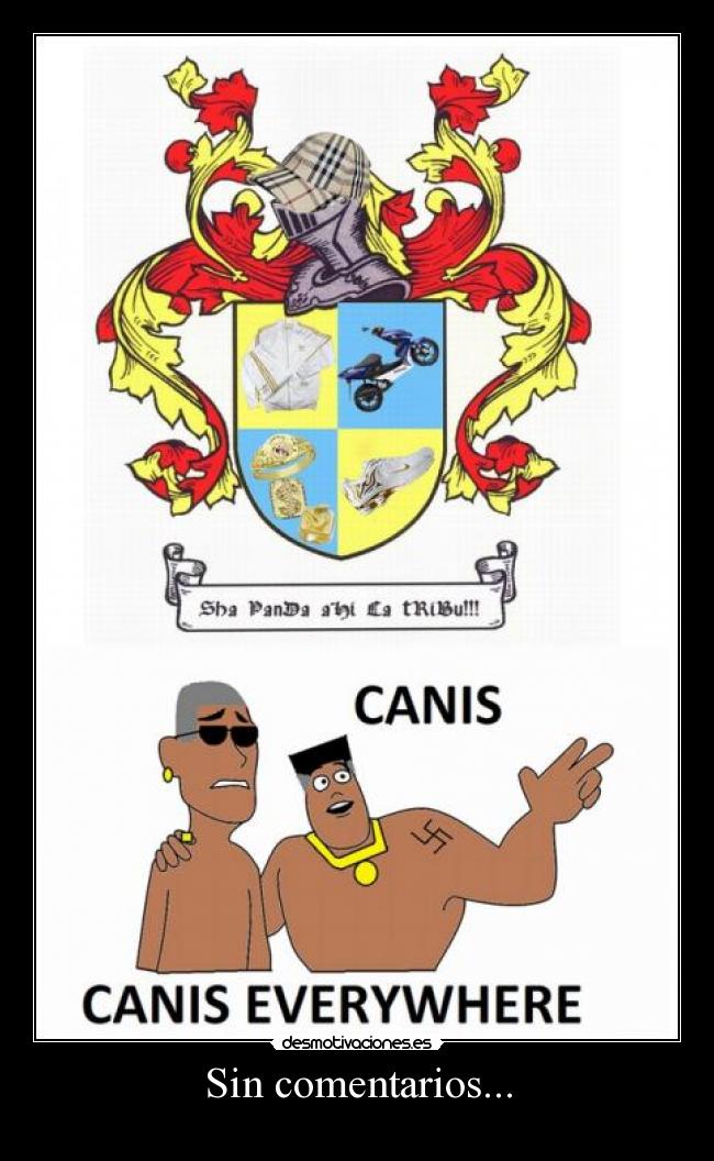 carteles escudo cani desmotivaciones