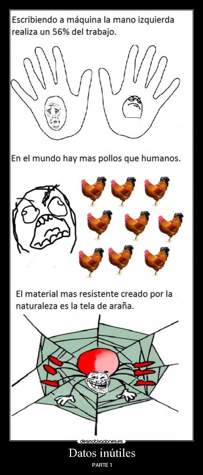 Datos inútiles - PARTE 1