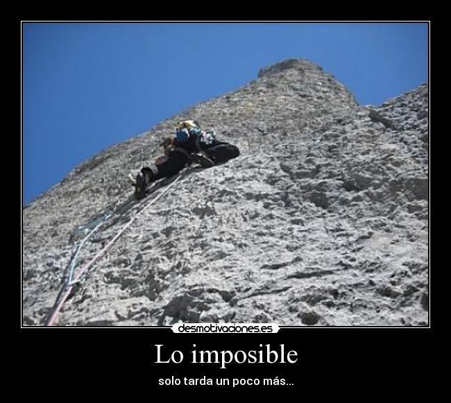 Lo imposible -