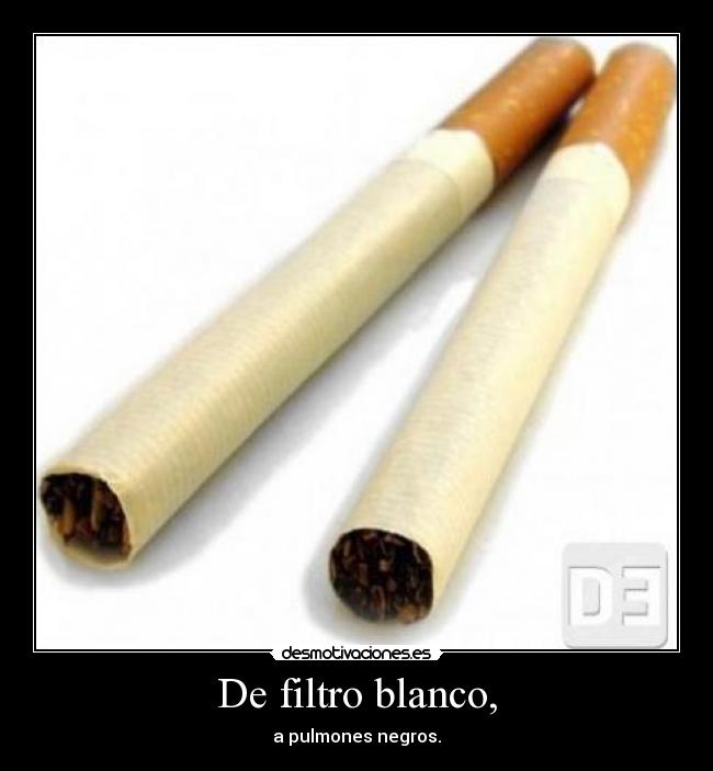 De filtro blanco, -