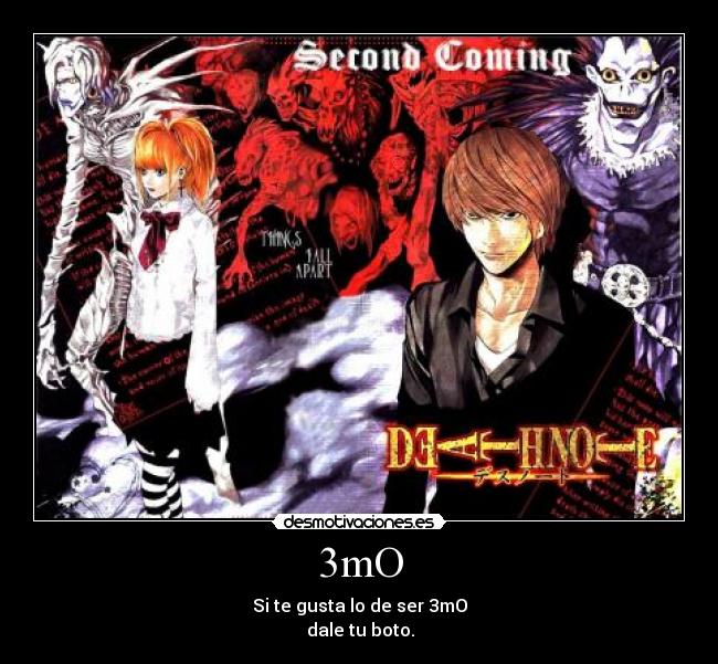 3mO - Si te gusta lo de ser 3mO
 dale tu boto.♥