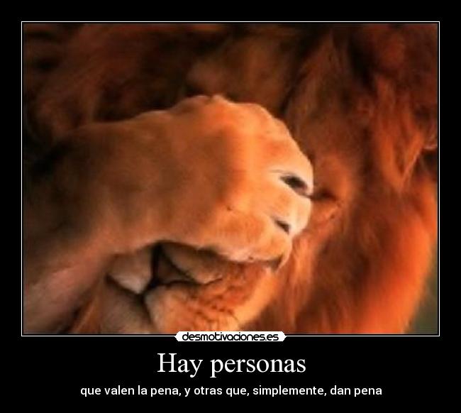 Hay personas -