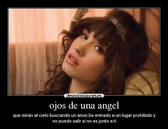 ojos de una angel -