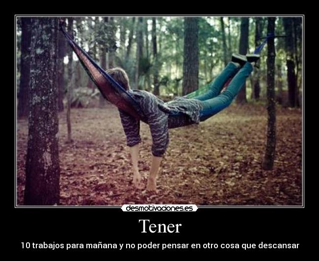 carteles descansar desmotivaciones