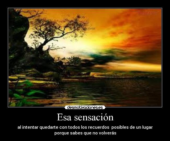 Esa sensación - 
