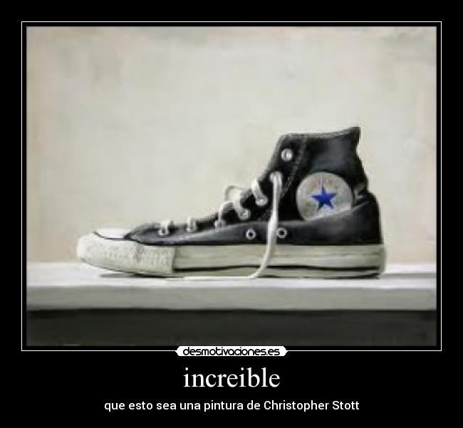 increible - que esto sea una pintura de Christopher Stott