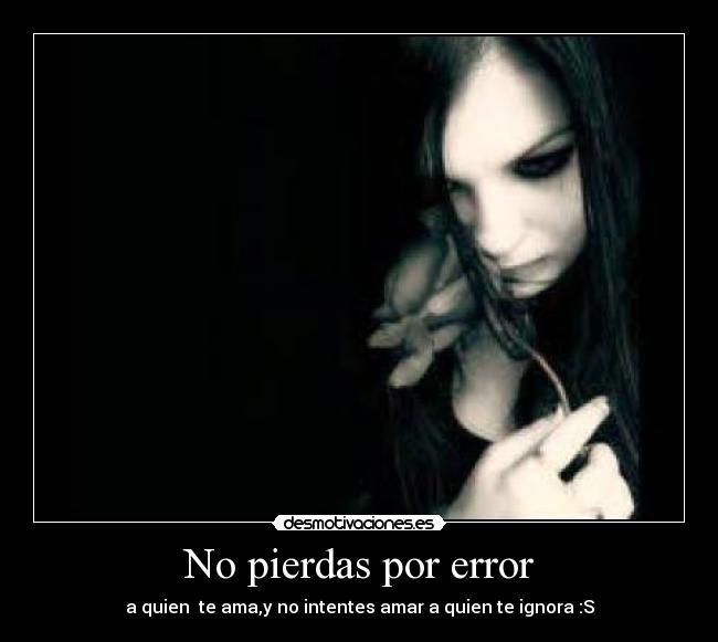 No pierdas por error - 