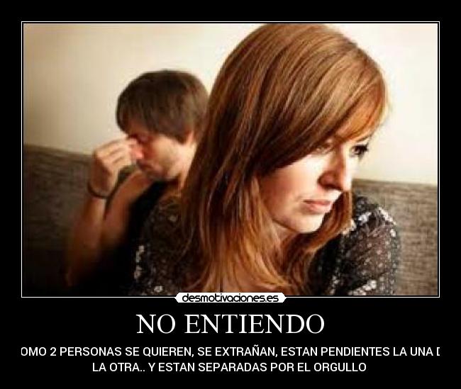 NO ENTIENDO -