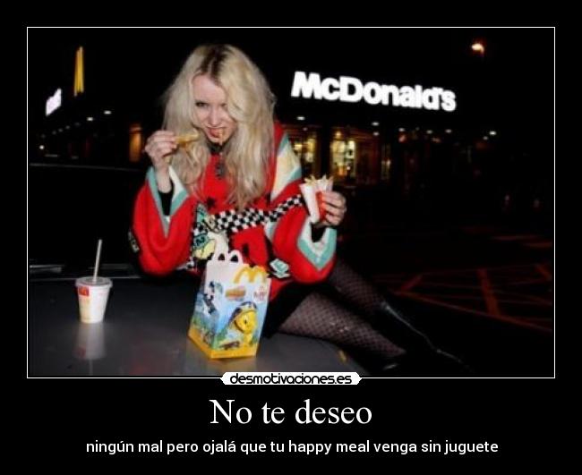 No te deseo -