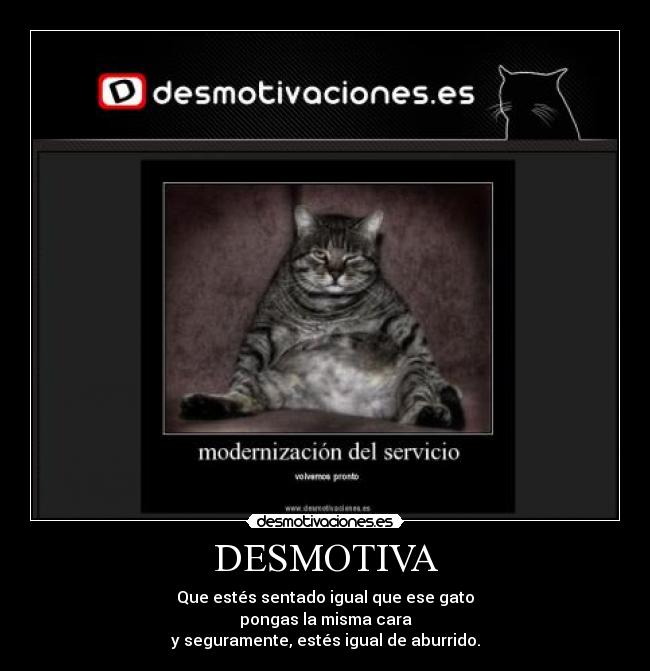 DESMOTIVA -