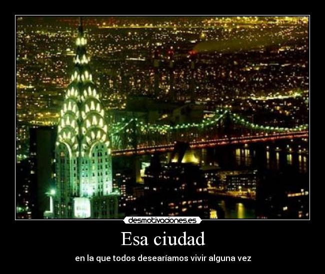 Esa ciudad -