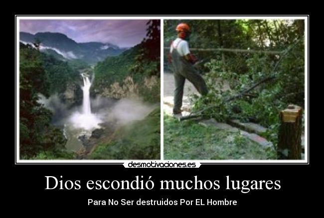 Dios escondió muchos lugares - 