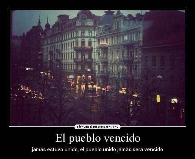 El pueblo vencido - 