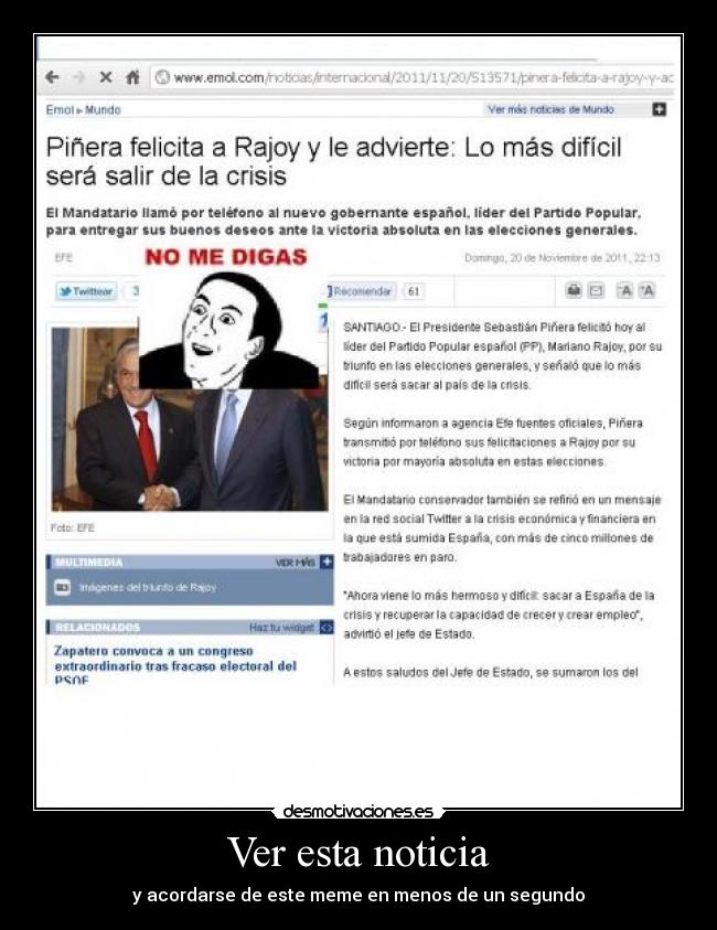 Ver esta noticia - y acordarse de este meme en menos de un segundo