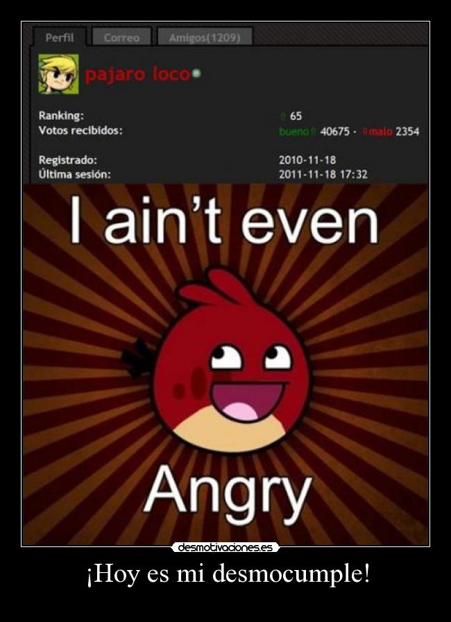 ¡Hoy es mi desmocumple! - 