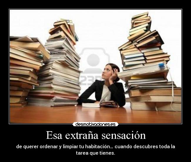 Esa extraña sensación -