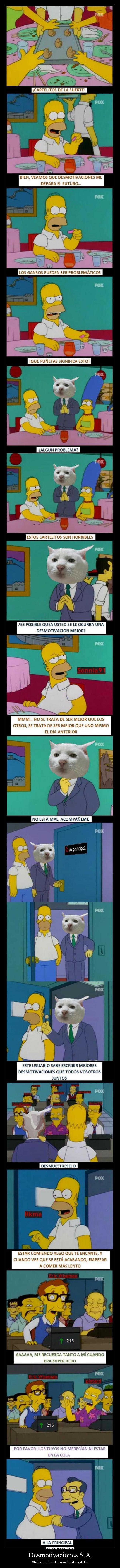 carteles desmotivaciones los simpsons caracterizando usuarios desmotivaciones oficina creacion carteles desmotivaciones