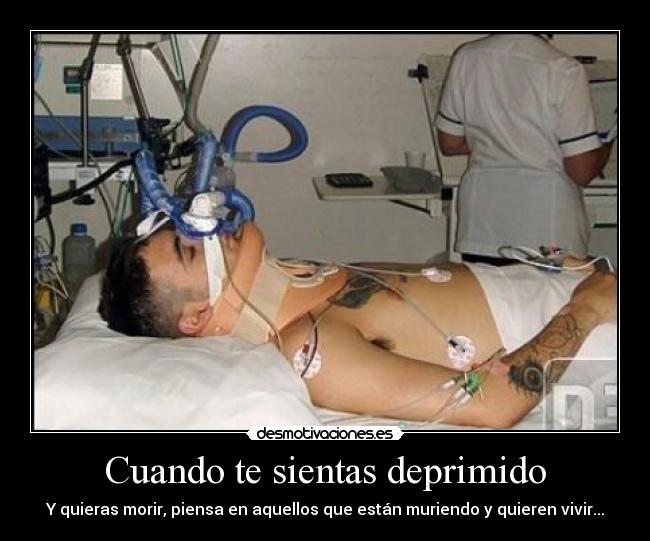 Cuando te sientas deprimido -