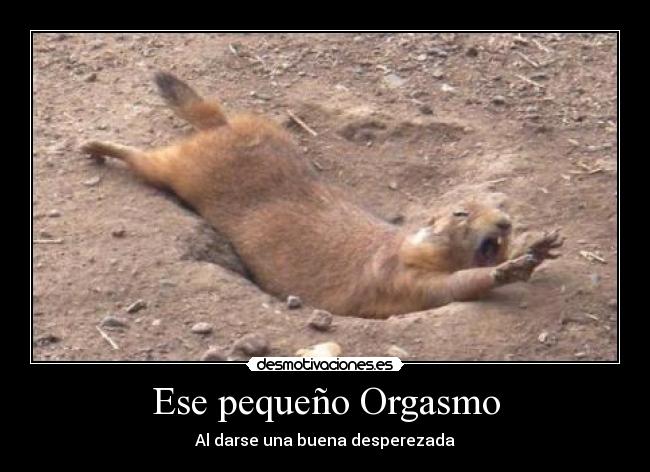 Ese pequeño Orgasmo - Al darse una buena desperezada