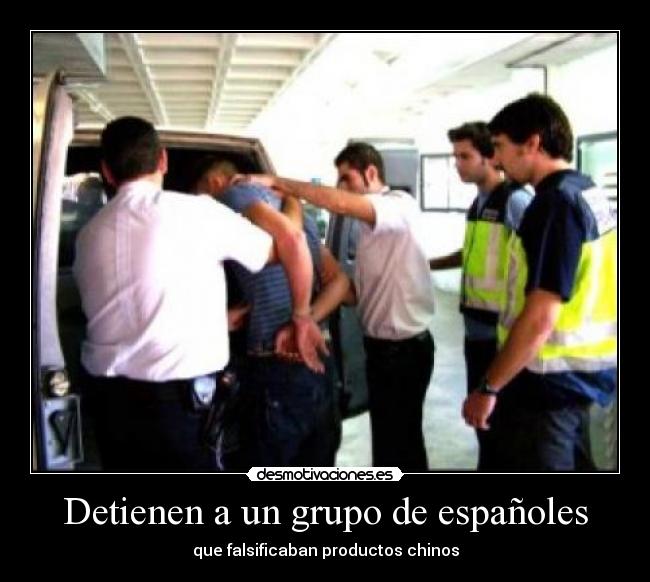 Detienen a un grupo de españoles - que falsificaban productos chinos