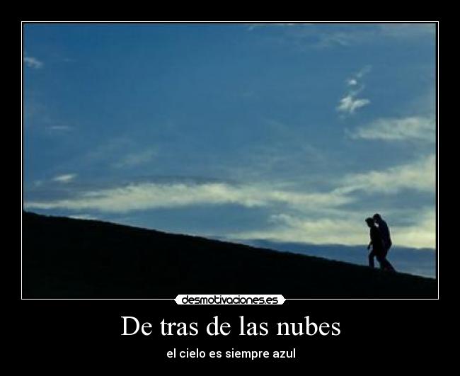 De tras de las nubes -