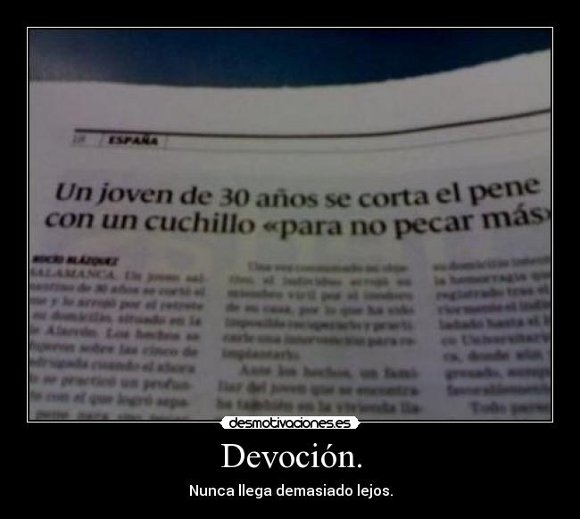 Devoción. - 