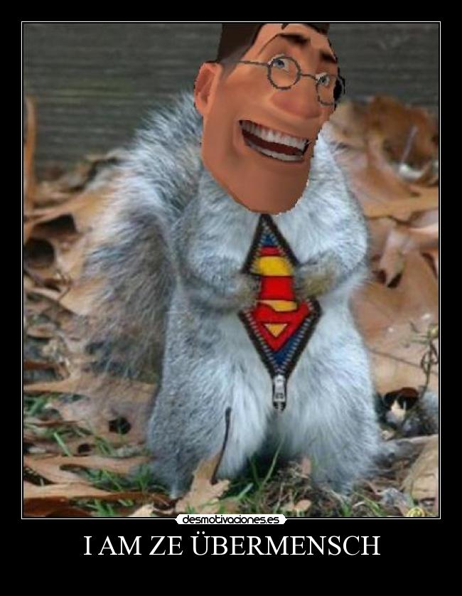 carteles ubermensch las ardillas molan desmotivaciones