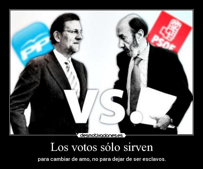 carteles elecciones votos advs desmotivaciones