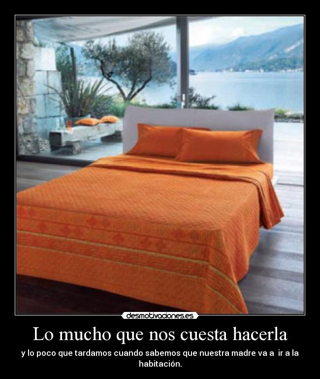 carteles cama madre desmotivaciones