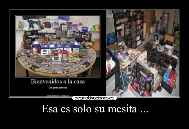 Esa es solo su mesita ... - 