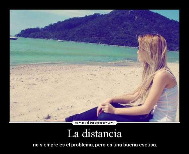 La distancia -