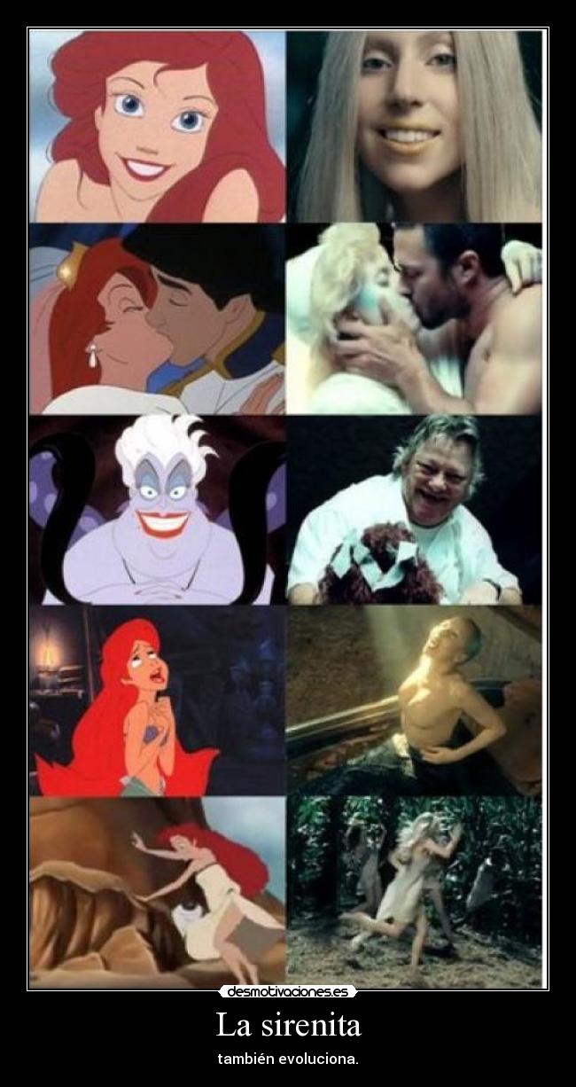La sirenita - también evoluciona.