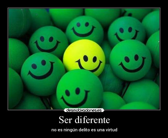 Ser diferente - 
